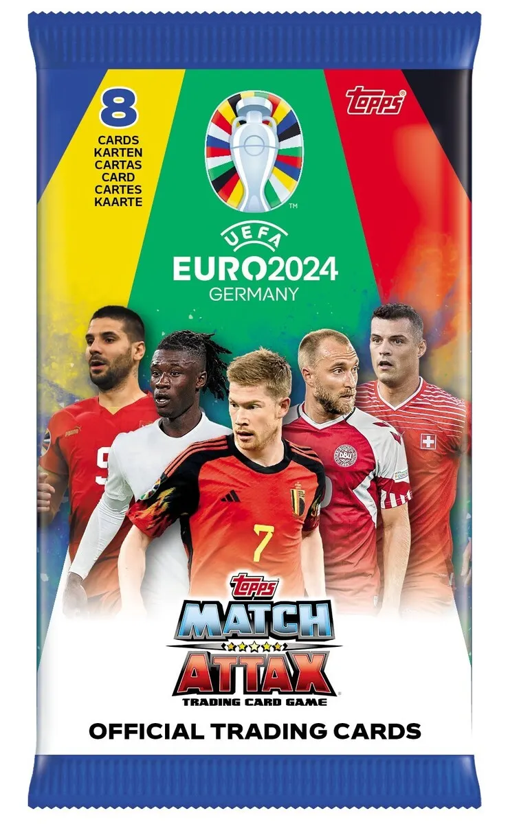 Euro 2024 Topps Cards saszetki z kartami 1 szt. mix  5053307067868