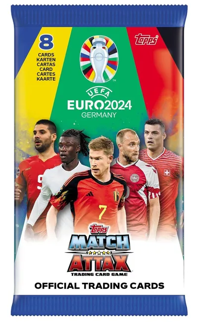 Euro 2024 Topps Cards saszetki z kartami 1 szt. mix 5053307067868