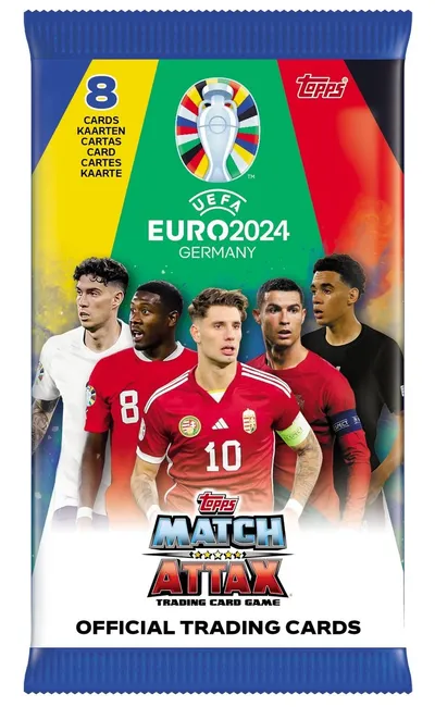 Euro 2024 Topps Cards saszetki z kartami 1 szt. mix 5053307067868