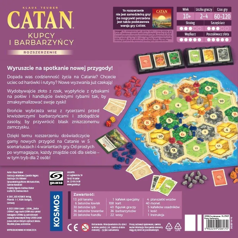 Catan: Kupcy i Barbarzyńcy (edycja 2025) 5902259208174