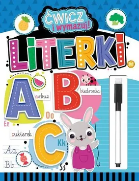 Literki. Ćwicz i wymazuj! (flamaster suchościeralny) 9788368859935