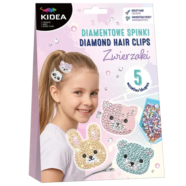 Kidea, Diamentowe spinki zwierzaki 5906601704307