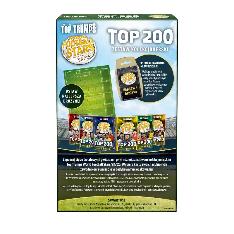 Top Trumps World Football Stars Zestaw kolekcjo... 5036905058636