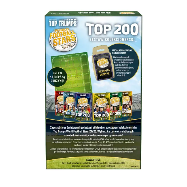 Top Trumps World Football Stars Zestaw kolekcjo... 5036905058636