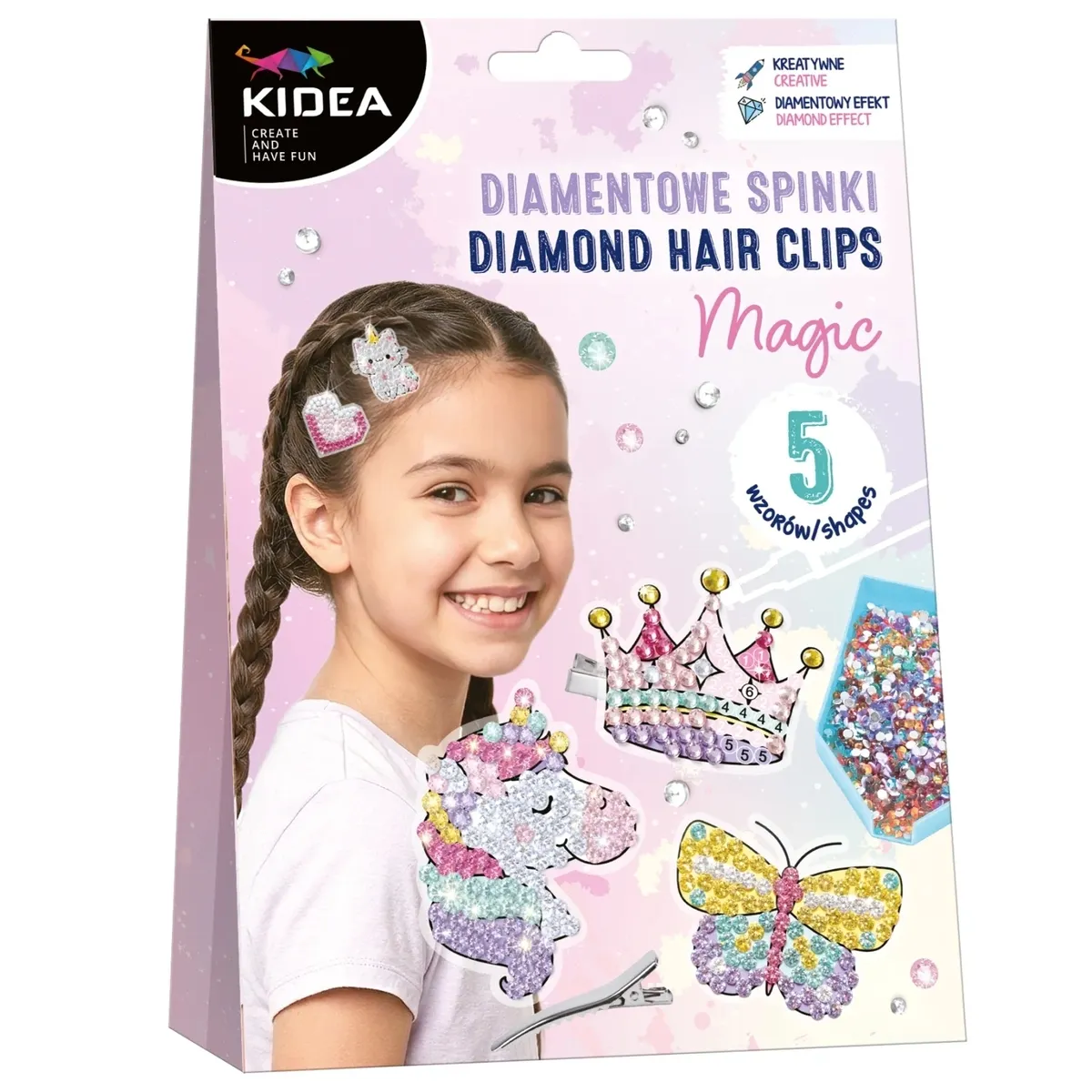 Kidea, Diamentowe spinki magic  5906601704321
