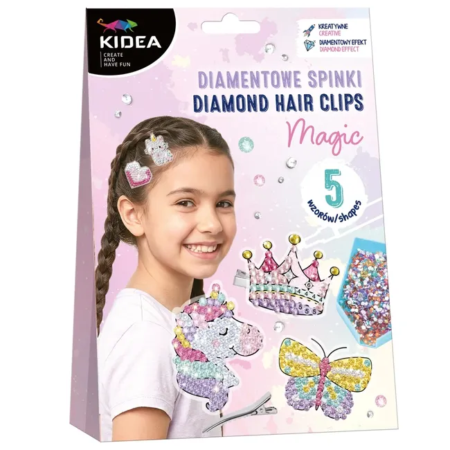 Kidea, Diamentowe spinki magic 5906601704321