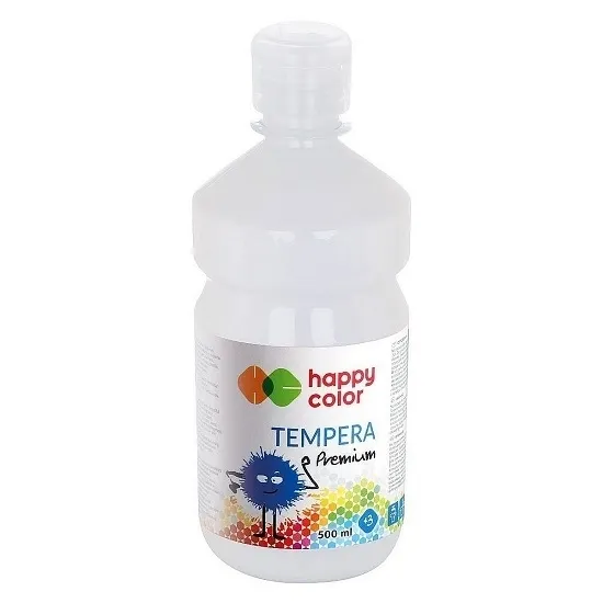 Farba tempera 500 ml - biała (305804)  5905130107139