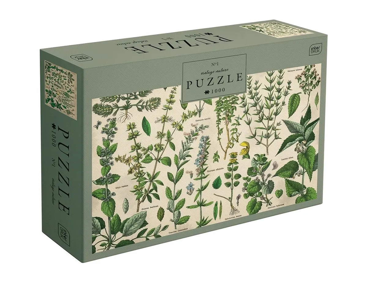 Puzzle 1000: Vintage Nature 1 - Herbs  5902277385062