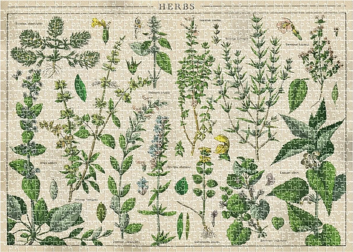 Puzzle 1000: Vintage Nature 1 - Herbs 5902277385062