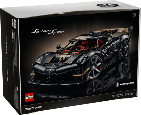 LEGO Technic Koenigsegg Sadair's Spear Megacartechnic 42232  5702018067086