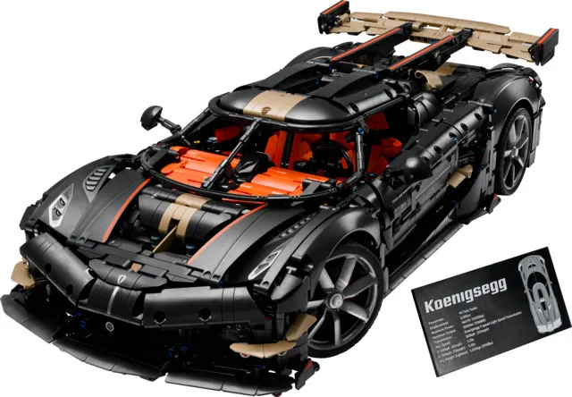 LEGO Technic Koenigsegg Sadair's Spear Megacartechnic 42232 5702018067086