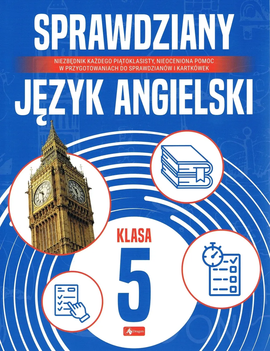 Język angielski. Sprawdziany dla klasy 5  9788382745832