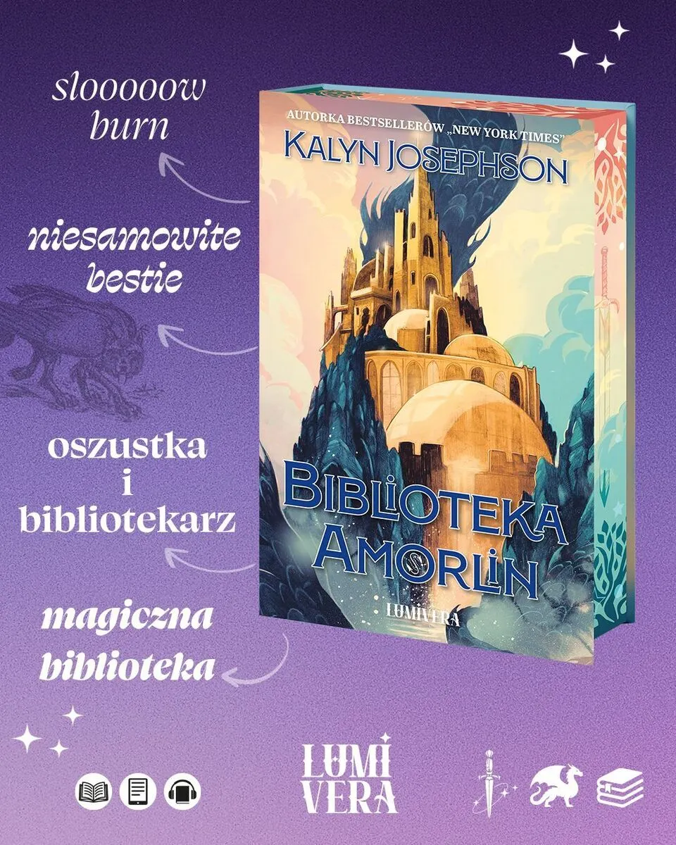 Biblioteka Amorlin (barwione brzegi) 9788384304402