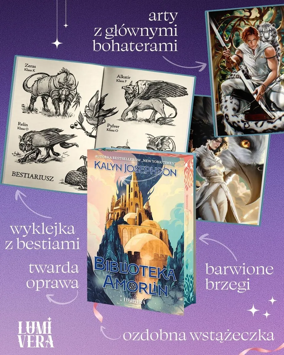 Biblioteka Amorlin (barwione brzegi) 9788384304402