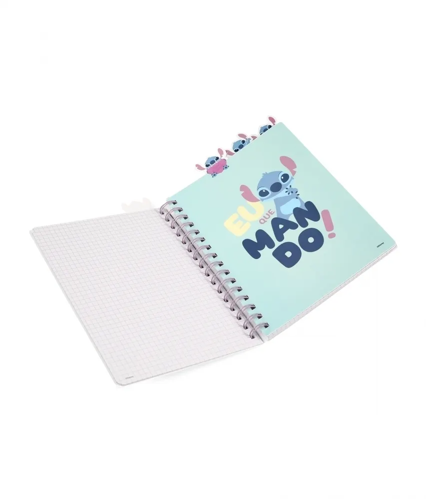 Coolpack, Kołobrulion B5/100k z główkami kratka Disney Fashion - Stitch pastel (75088PTR) 5903686375088