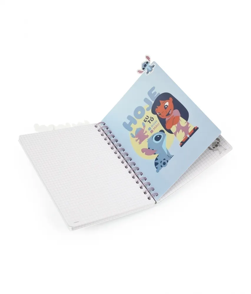 Coolpack, Kołobrulion B5/100k z główkami kratka Disney Fashion - Stitch pastel (75088PTR) 5903686375088