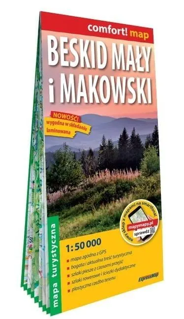 Mapa tur. -Beskid Mały i Makowski 1:50 000 9788383553535