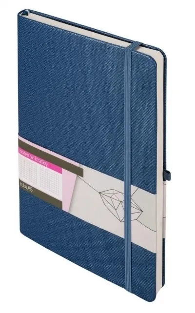 Notes A5 Kratka Rubi - Niebieski  5904210055926