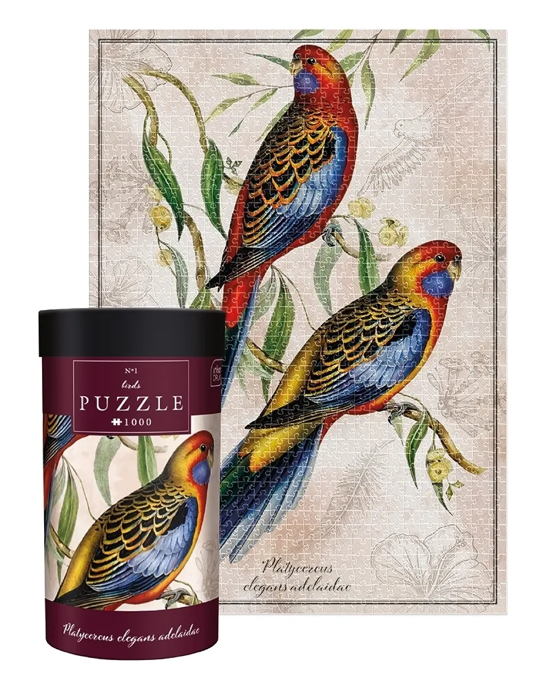 Puzzle 1000: Birds 1 - Platycercus elegans adelaidae 5902277405173