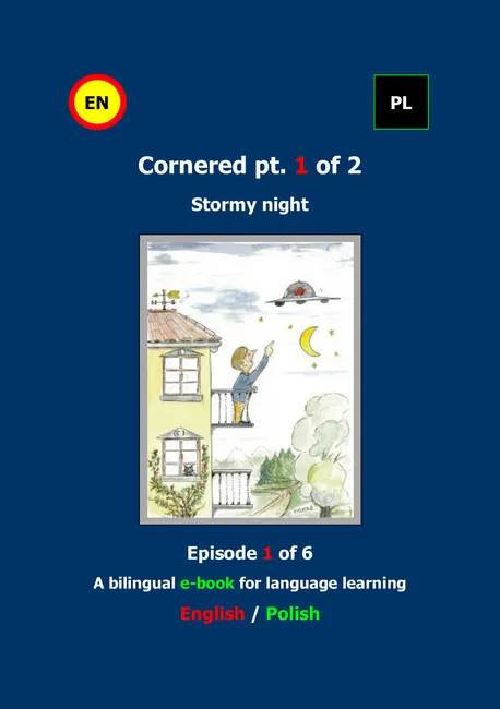 Cornered Osaczony Stormy night 1. A bilingual e-book Dwujęzyczna e-książka 9788391644119