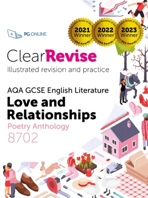 ClearRevise AQA GCSE English Literature: Love and relationships, Poetry Anthology 8702  9781916518070