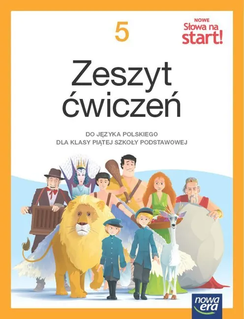 Język polski Słowa na start! NEON zeszyt ćwiczeń dla klasy 5 szkoły podstawowej EDYCJA 2024-2026 9788326749391