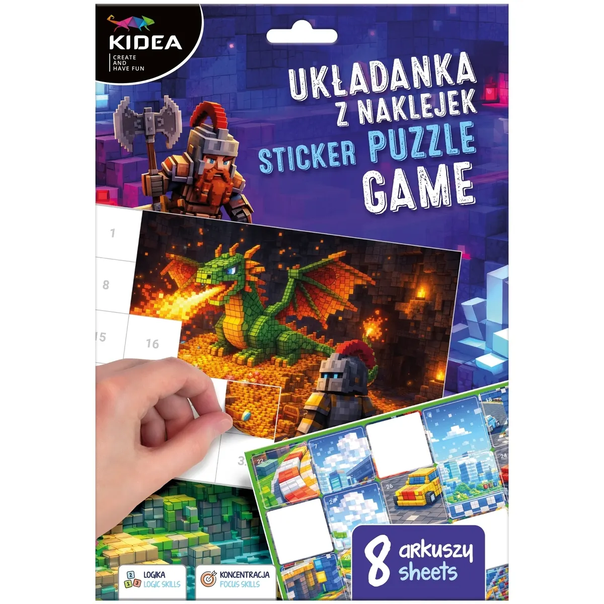 Układanka z naklejek - Game  5906601704451