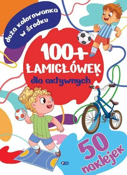 100 + łamigłówek dla aktywnych  9788379328253