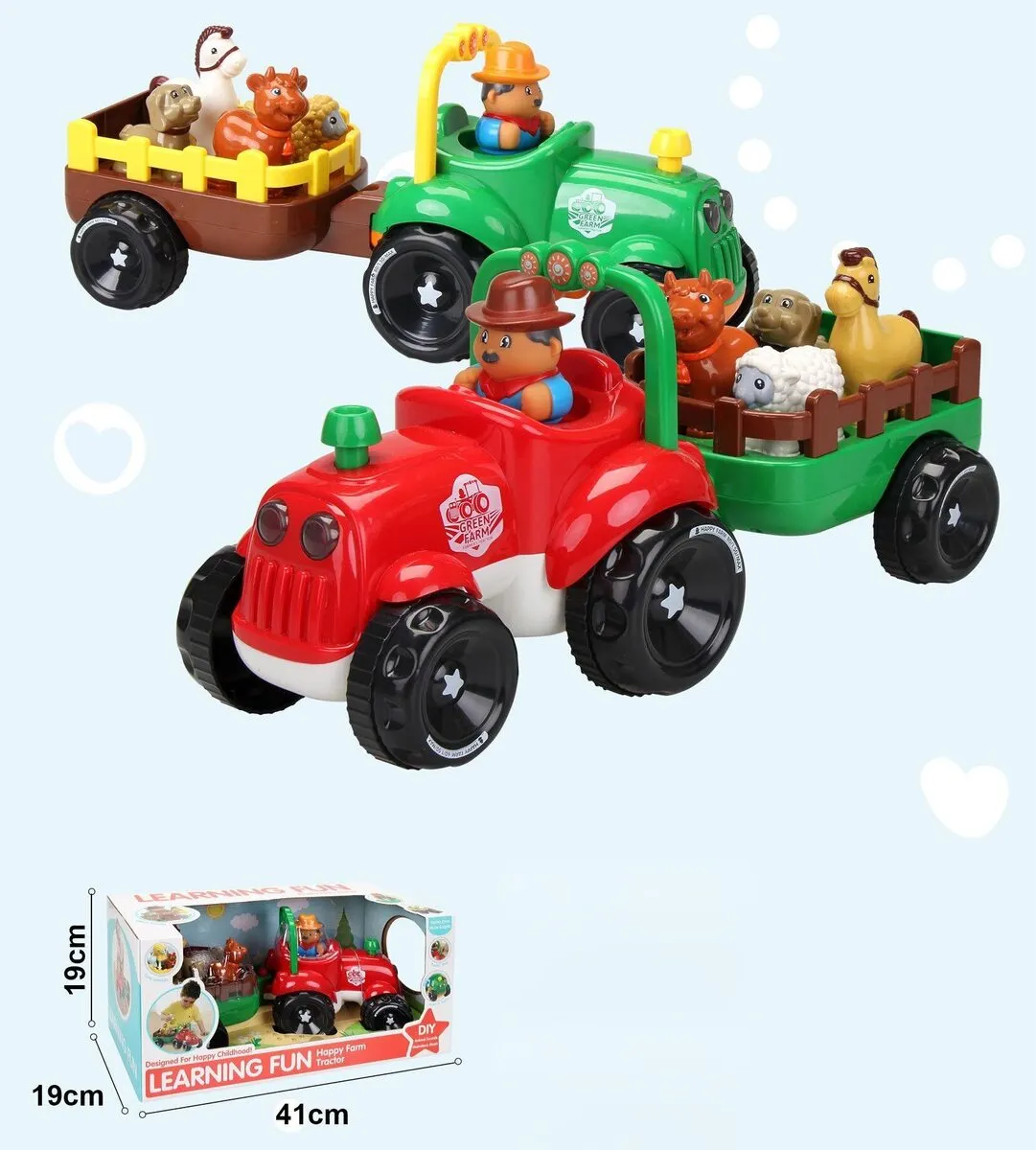 Traktor z przyczepą 35285  AN09  5905375855277