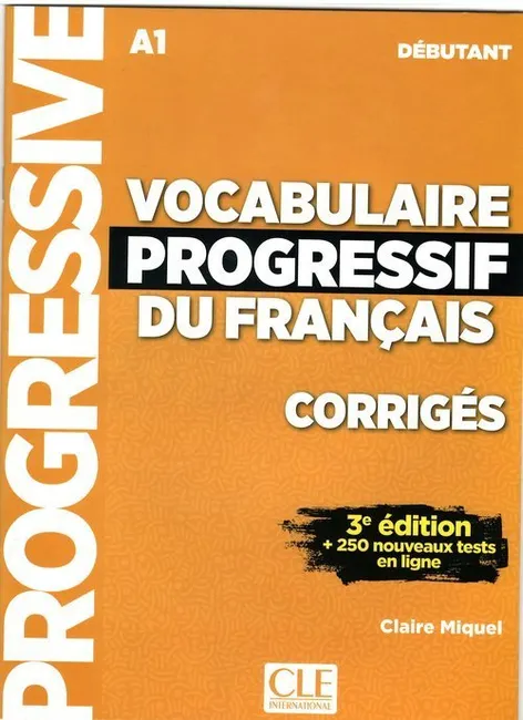 Vocabulaire progressif du Francais niveau debutant A1 klucz 3ed 9782090380187