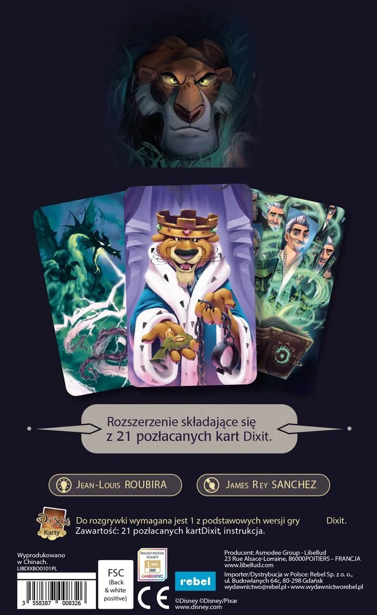 Gra Dixit Signature Złoczyńcy dodatek 3558387008326