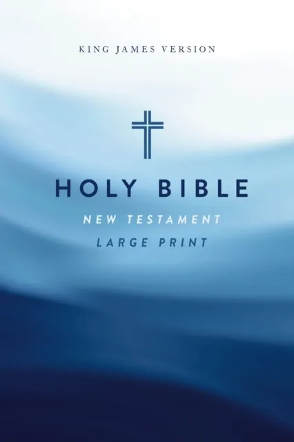 KJV Large Print Outreach New Testament Bible, Cross Softcover, Comfort Print 9781400343676