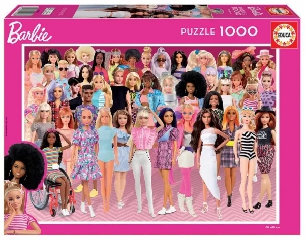 Puzzle 1000 elementów Barbie (111356)  8412668192683