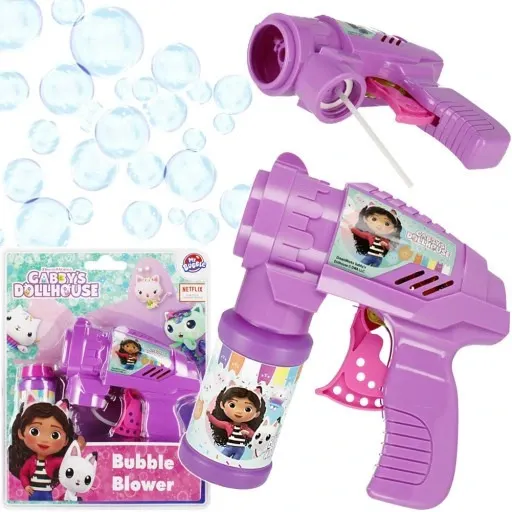 Pistolet do baniek mydlanych Koci domek Gabby z zapasem 60 ml 5905523605525