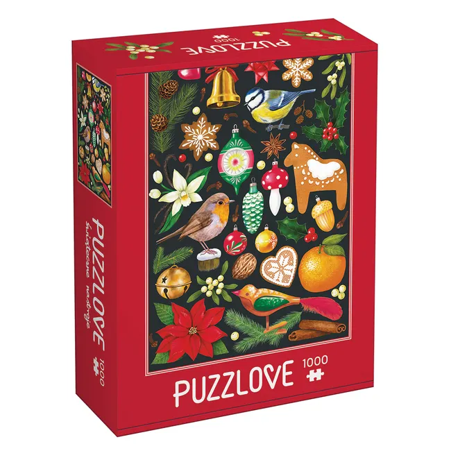 Puzzle 1000 Puzzlove Świąteczne nastroje CzuCzu 5902983494256