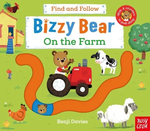 Bizzy Bear: Find and Follow On the Farm (Board book) 9781839947636