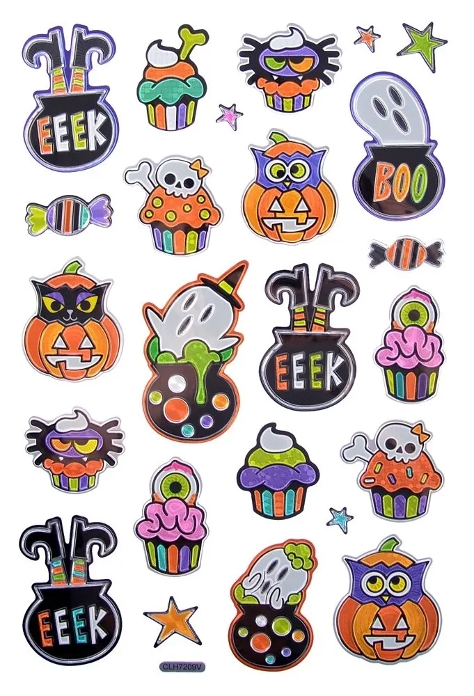 Naklejki metalizowane Halloween (HA0363) 5902934200363
