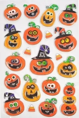 Naklejki metalizowane Halloween (HA0363) 5902934200363