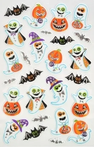 Naklejki metalizowane Halloween (HA0363) 5902934200363
