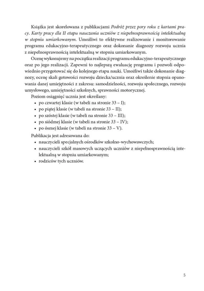 Nowe programy edukacyjno-terapeutyczne dla II etapu nauczania uczniów z niepełnosprawnością intelektualną w stopniu umiarkowanym 9788383098746