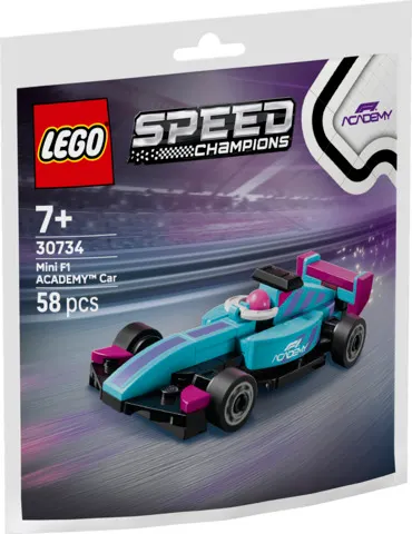 LEGO Mały Bolid F1 ACADEMY V29 30734  5702018070499