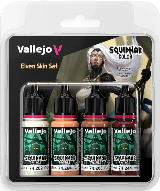 Vallejo: 74.304 - Squidmar Color - Elven Skin Set  8429551743044