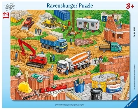Puzzle 12 Co tu pasuje? Plac budowy  4005556060580