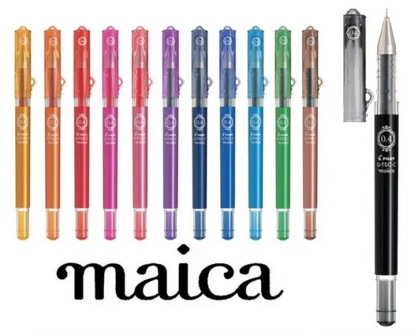 Cienkopis żelowy Pilot G-TEC-C Maica Hi-Tecpoint - granatowy (BL-GCM4-BB) 4902505466557