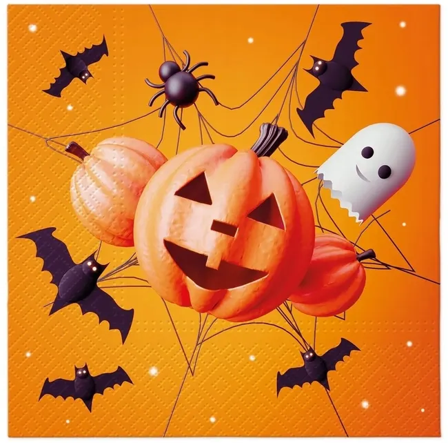 Serwetki papierowe 33 x 33 cm - Funny Halloween 5906360526868