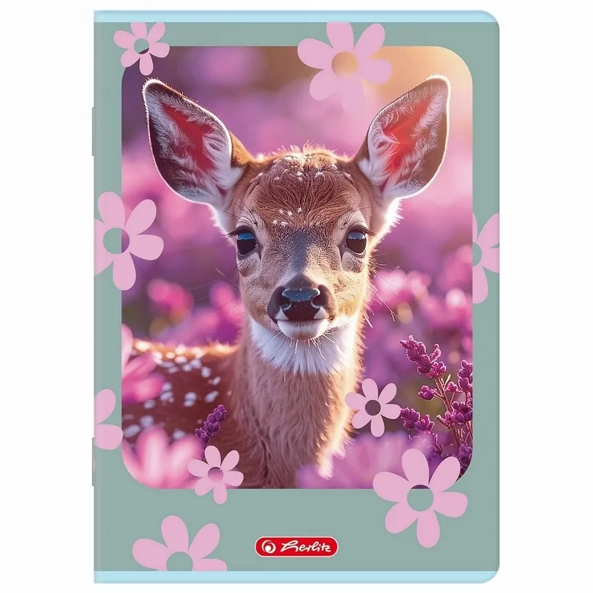 Zeszyt Herlitz Standard Animals A5/16k kratka, 1 szt 5904017457701