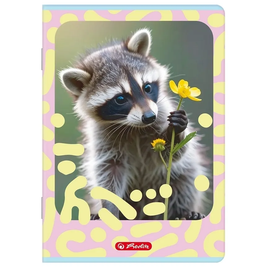 Zeszyt Herlitz Standard Animals A5/16k kratka, 1 szt 5904017457701