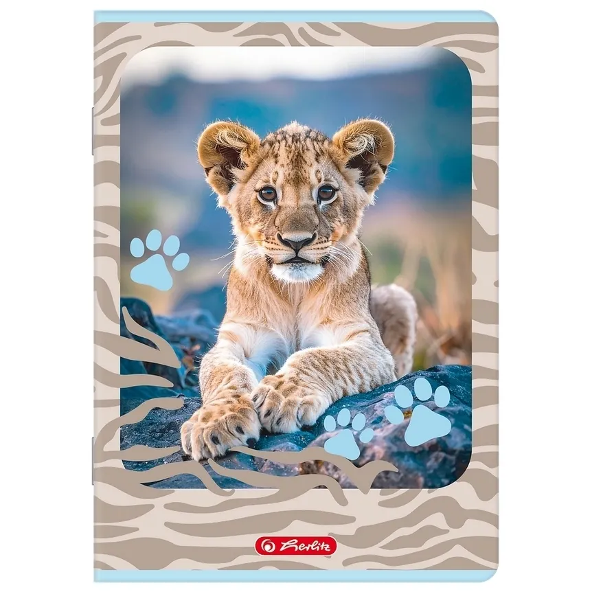 Zeszyt Herlitz Standard Animals A5/16k kratka, 1 szt 5904017457701