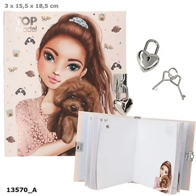 Pamiętnik na kłódkę Top Model 13570A  4010070702311