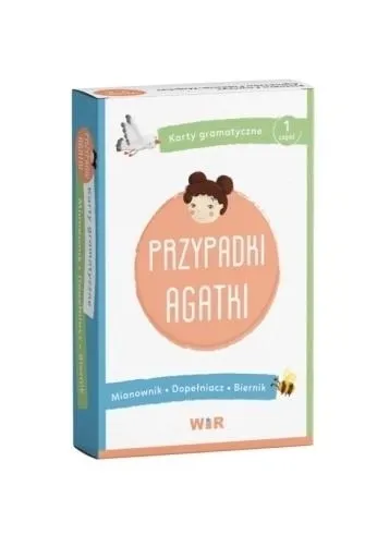 Przypadki Agatki. Karty gramatyczne. Część 1  9788368426663